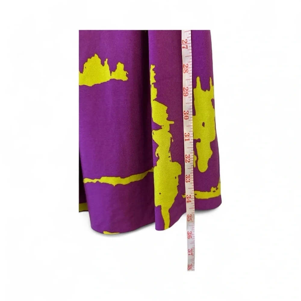 Rampage Purple and Yellow Backless Dress